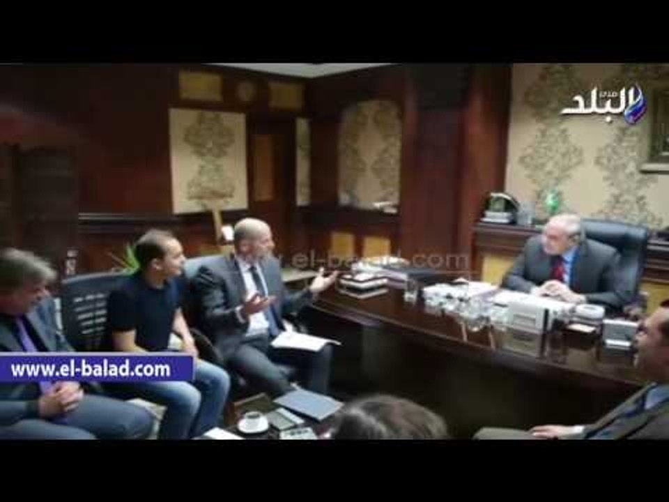 صدى البلد |  محافظ المنيا يبحث مع وفد التنمية المحلية بدء مشروع اصلاح الادارة العامة