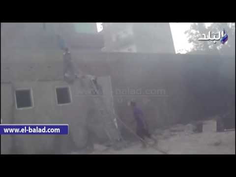 صدى البلد | السيطرة على حريق هائل بورشة أخشاب بإحدى قرى طنطا