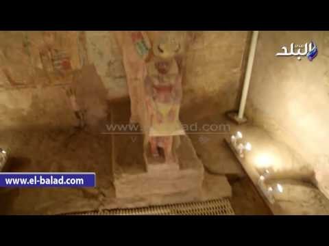 صدى البلد | صدي البلد داخل مقبرة السفير بسقارة