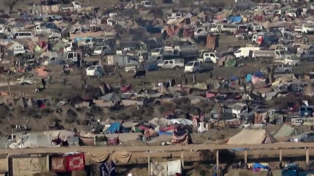 Syrie: dernier bout de territoire tenu par le groupe EI à Baghouz