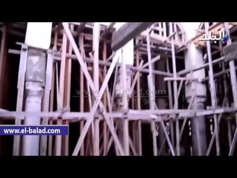 صدى البلد | مغامرة مثيرة لـ صدي البلد داخل مسجد المحلي ..المياه الجوفية تهدد بإنهيارة