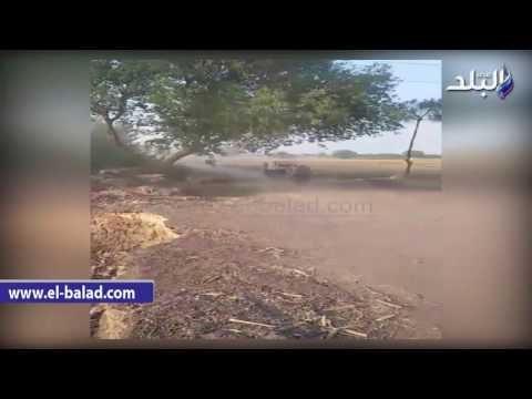 صدى البلد | اهالي عزبة السلاوي يستغيثون : كوبري البلد وحياتنا فى خطر