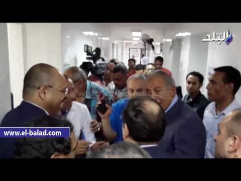 صدى البلد | الملا والمحافظ يتفقدان تطوير مستشفى رأس غارب