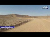 صدى البلد | القوات المسلحة تنشا طريق جديد بقرية الحلة بالاقصر