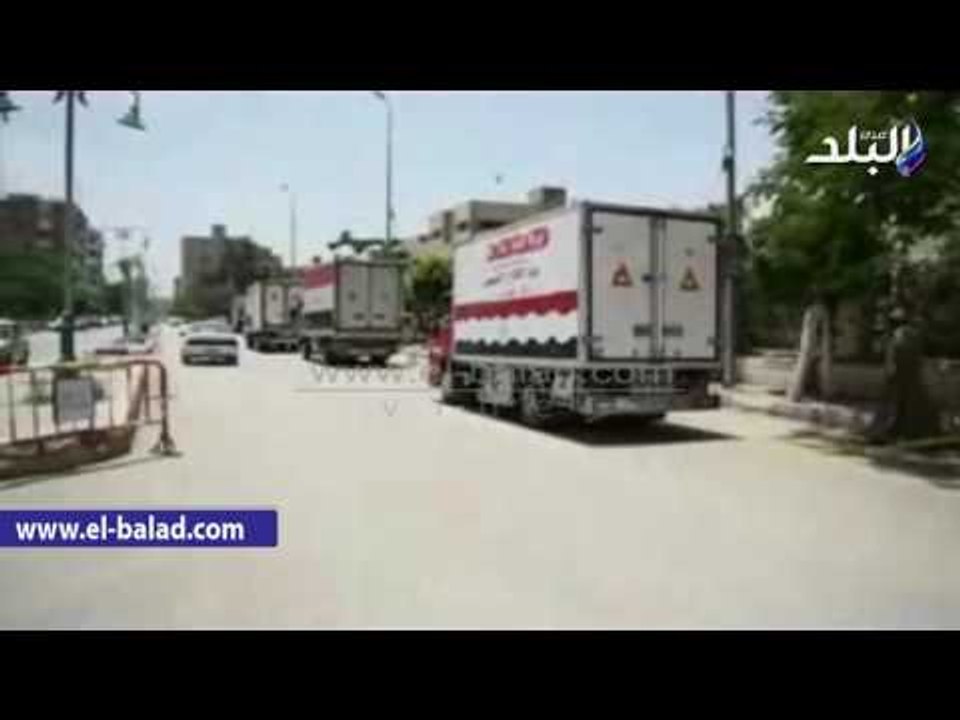 صدى البلد | وصول 5 سيارات محملة بالسلع الغذائية المدعمة لبيع منتجاتها بالفيوم