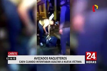 Cañete: capturan a miembros de peligrosa banda de raqueteros