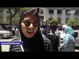 صدى البلد |  تباين أراء طالبات "ثانوية"الدقهلية حول "الاحصاء والتربية الوطنية"