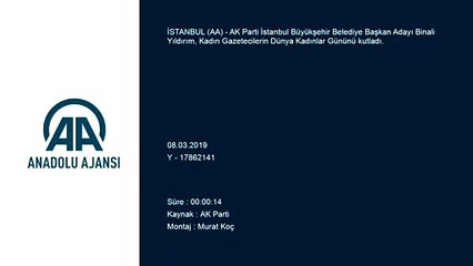 Binali Yıldırım, Kadın Gazetecilerin Dünya Kadınlar Gününü kutladı - İSTANBUL