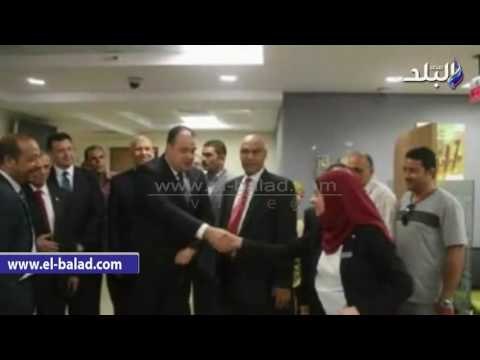 صدى البلد | محافظ الفيوم يفتتح مقر جديد للبنك الأهلي