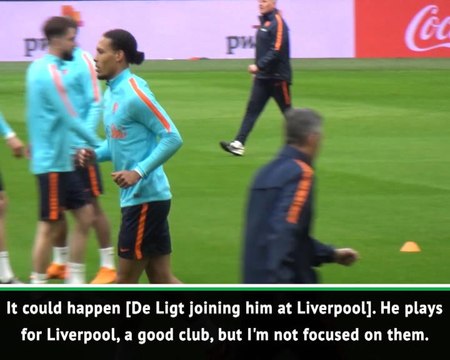I could join Van Dijk at Liverpool - De Ligt