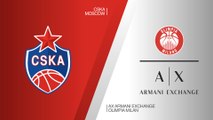 CSKA Moscow - AX Armani Exchange Olimpia Milan Highlights | Turkish Airlines EuroLeague RS Round 25