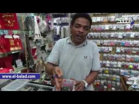 صدى البلد |بائع الخرز بطور سيناء: أعلم الاطفال صناعة المشغولات اليدوية
