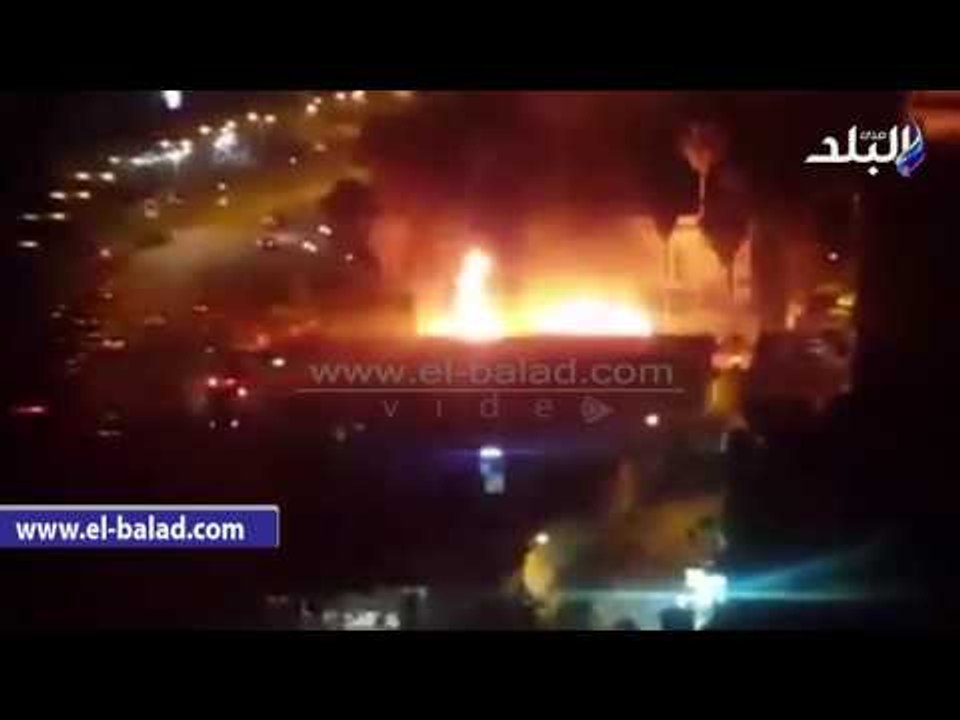 صدى البلد | "صدي البلد" ينشر اثار حريق أسواق "تحيا مصر" بالمحلة