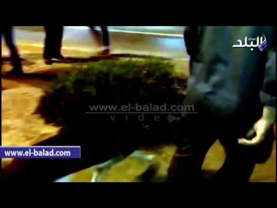 صدى البلد | الامن يستعين بالكلاب البوليسية لتأم...