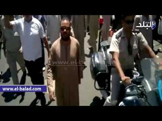 صدى البلد | الهجان يتقدم جنازةشهيدى قنا بميدان الساعة