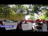 صدى البلد | تظاهرات لطلاب الثانوية العامة بالفيوم لإقالة الوزير