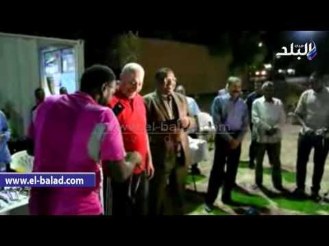 صدى البلد | محافظ أسوان يشهد ختام الدورة الرمضانية بنادي الخزان