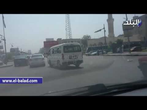 صدى البلد | سيولة مرورية بميدان «هشام بركات» في ذكرى «30 يونيو»