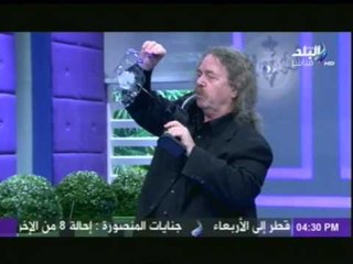 هالة فاخر تستضيف خبير تعليم اجنبى يستخدم " فقاعات الصابون " فى التعليم