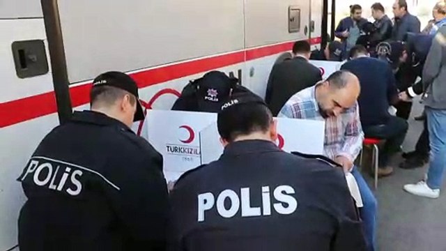 Polisler kan bağışı kampanyasına katıldı - TEKİRDAĞ