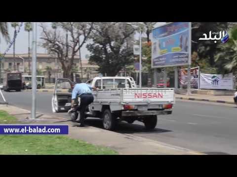 صدى البلد | منصة بميدان «النهضة» للاحتفال بذكرى «30 يونيو»