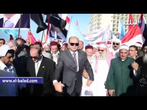 صدى البلد | محافظ مطروح يهنى السيسى خلال الاحتفال بذكرى 30 يونية