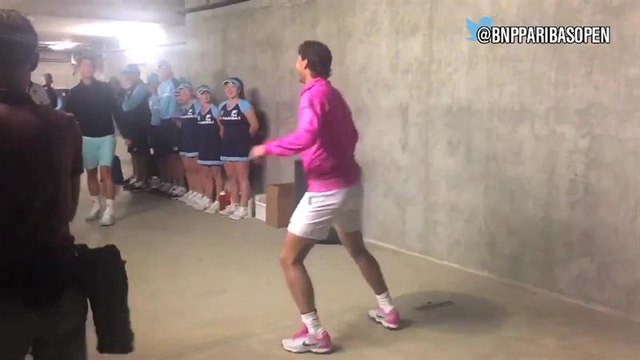 @TheBuzzer: Thiem y Nadal demuestran sus dotes con los pies