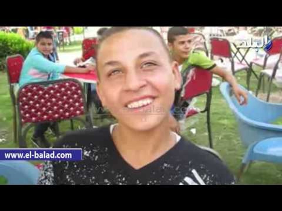 صدى البلد | إقبال المواطنين في بنى سويف على الحدائق احتفالا بالعيد