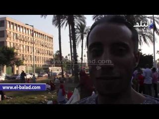 صدى البلد | الأحصنة بجوار جامعة القاهرة