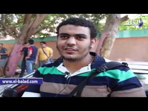 صدى البلد | طلاب الثانوية إمتحان الجبر سهل..والتاريخ صعب