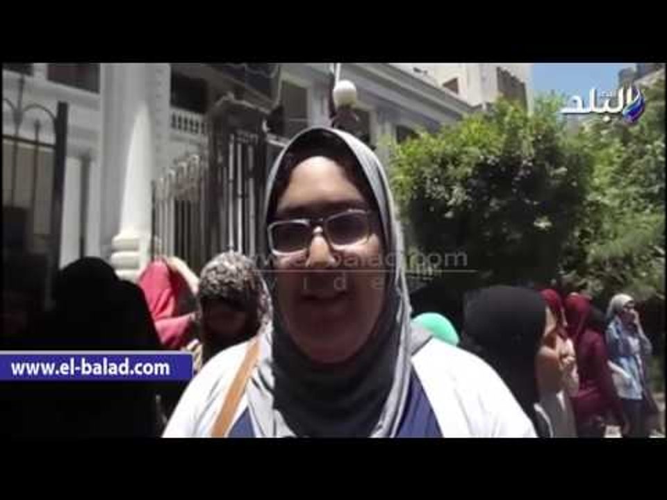 صدى البلد | طلاب الثانوية بالدقهلية: "امتحان الجيولوجبا سهل"