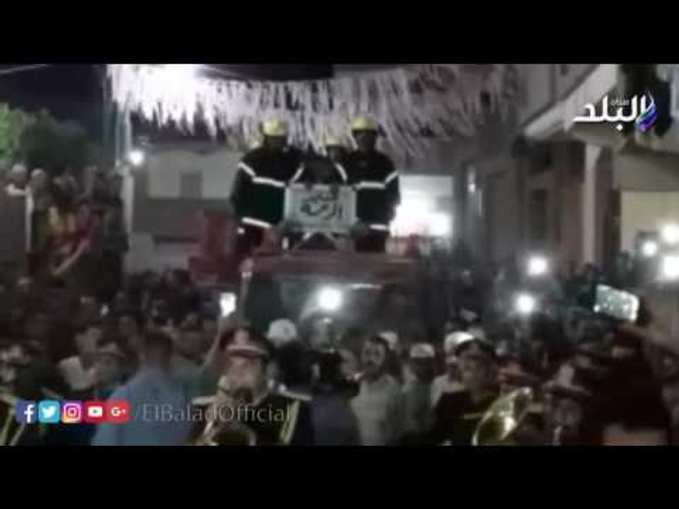 صدى البلد | محافظ الغربية ومدير الأمن يشاركان فى جنازة عسكرية