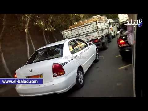صدى البلد | شلل مروري يضرب دائري المريوطية
