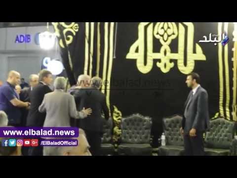 صدى البلد | إبراهيم محلب يشارك في عزاء طارق سليم بـ عمر مكرم‎