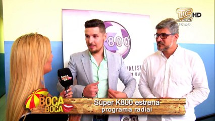 Súper K800 estrena programa radial