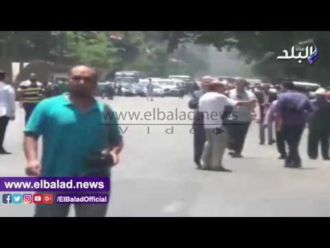 صدى البلد | الأمن يغلق شارع القصر العيني لفض تظاهرات حملة الماجستير