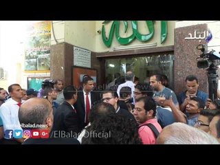 صدى البلد | مشادات كلامية بين هشام سليم والصحفيين بـ"مصطفى محمود"