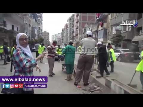 صدى البلد | إنطلاق حملة النظافة بالمنصورة بشعار «حلوة يا بلدى»