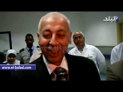 صدى البلد | محافظ أسوان يقضي أول أيام عيد الفطر بمركز الأورام