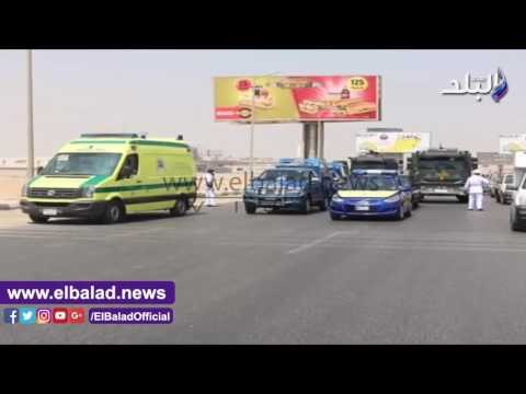 صدى البلد | قوات من الجيش والشرطة يؤمنان مسجد المشير لتشييع جثمان زويل