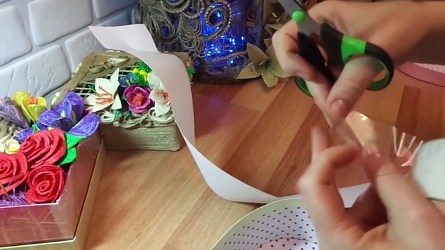 Master class is preparing for March 8! Casket from jute 2019, jute filigree EVA .Мастер - класс готовимся к 8 Марта! Шкатулка из джута 2019, джутовая филигрань EVA .