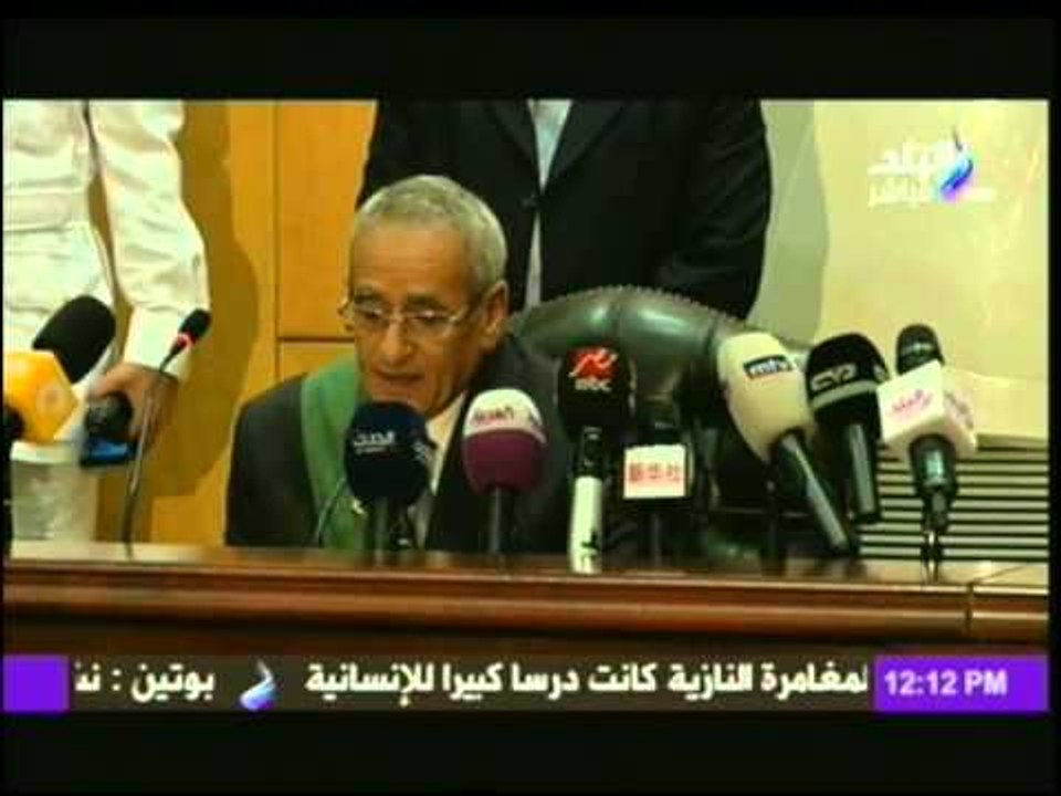 شاهد...لحظة النطق بالحكم على مبارك و نجليه في قضية القصور الرئاسية