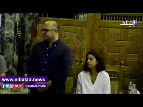 صدى البلد | حميدة ومرزوق والغيطى وزكى يقدمون واجب العزاء في محمد خان وكامل