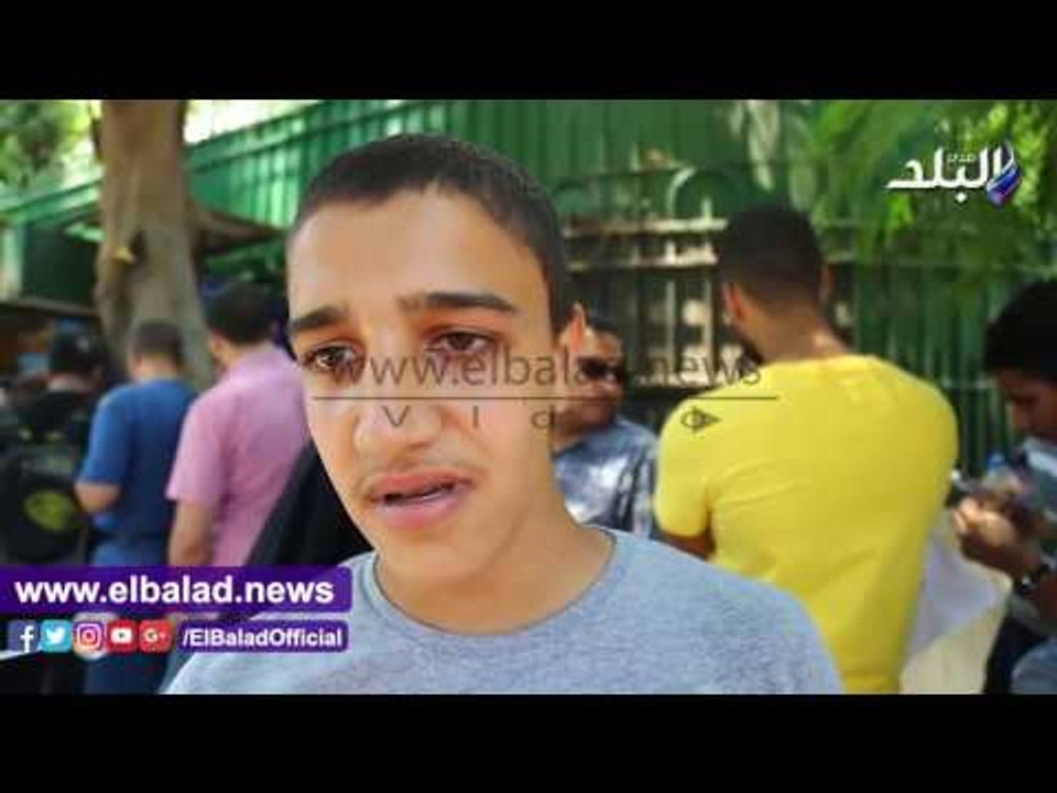 صدى البلد | إقبال على مدرسة السعيدية للتقدم بتظلمات نتائج الثانوية