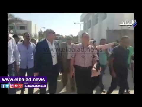 صدى البلد | محافظ المنيا يتابع تنفيذ محطتي أبشادات والمعصرة