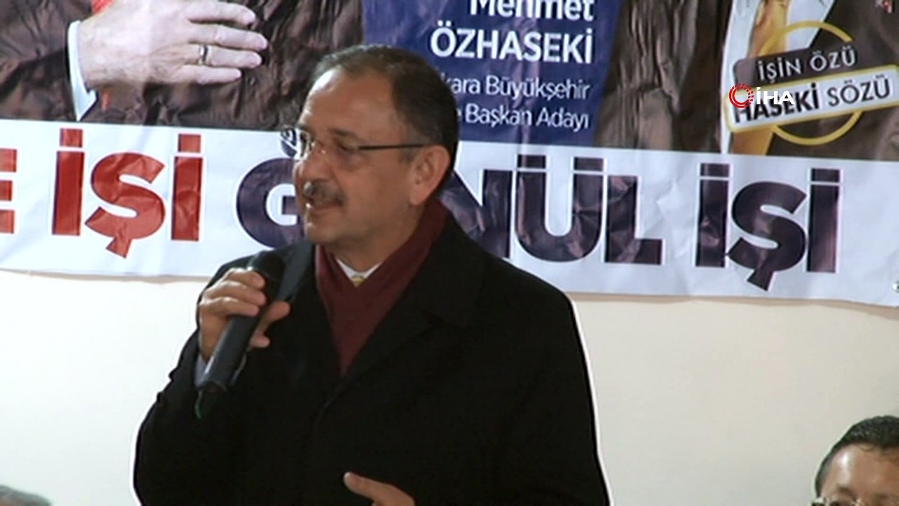 - AK Parti Ankara Belediye Başkan Adayı Mehmet Özhaseki:'Ankara için adayız. Biz dersimize çalıştık'