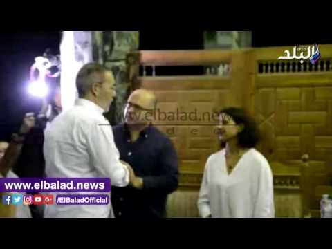 صدى البلد | مدحت العدل في عزاء محمد خان