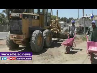 صدى البلد | محافظ المنيا يتفقد أعمال المرحلة الثانية من مبادرة حلوة يا بلدي