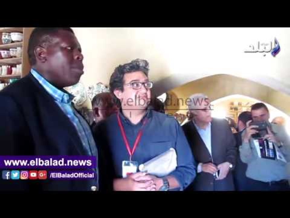 صدى البلد | وزير الرى الكينى يبدى اعجابه بقرية...