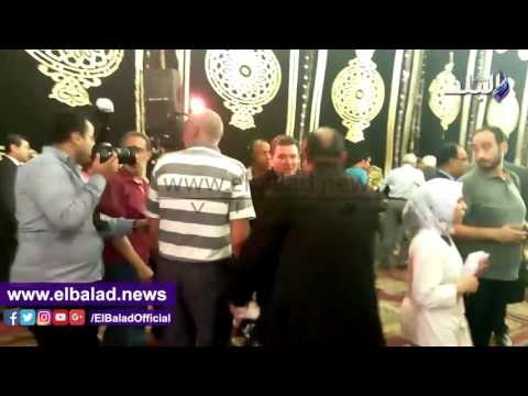 صدى البلد | نواب الاسكندرية يتلقون العزاء في أحمد زويل